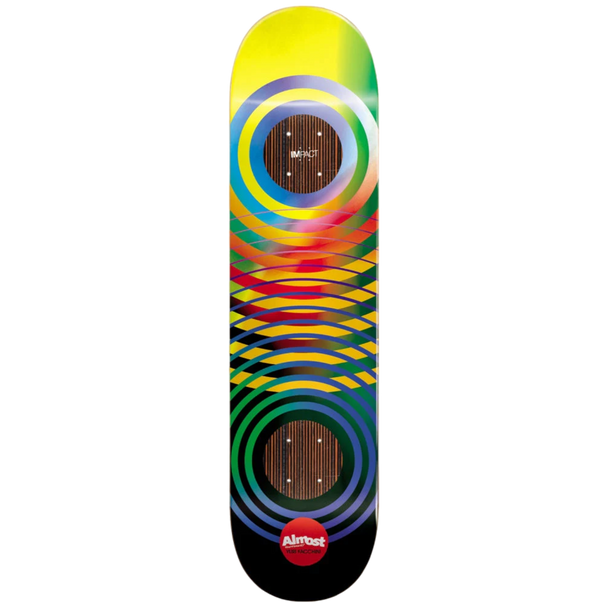 Almost - 8.5 Yuri Gradient Rings Impact Skateboard Deck