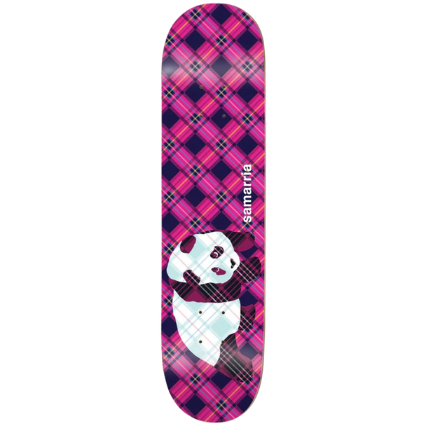 Enjoi - 8.0 Samarria Plaid Panda Super Sap R7 Skateboard Deck