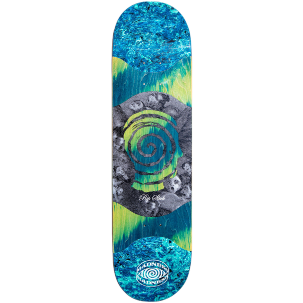 Madness - 8.125 Voices Blue/Green Rip Slick Skateboard Deck