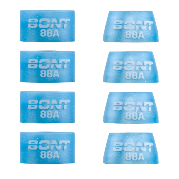 Bont - Tickle Blue 88a replacement Cushions ( 4 Top Cone / 4 Bottom Barrel )