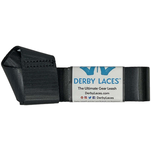 Derby Laces - Black Skate Leash - Gear Leash