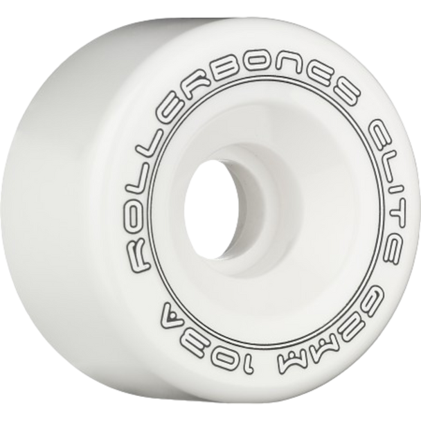 Rollerbones - Art Elite 62mm 103a White Competition Wheels ( 8 pack )