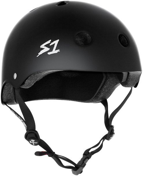 S1 Lifer Mega Helmet - Black Matte | Adult Skate Helmets For Larger Heads From S-One