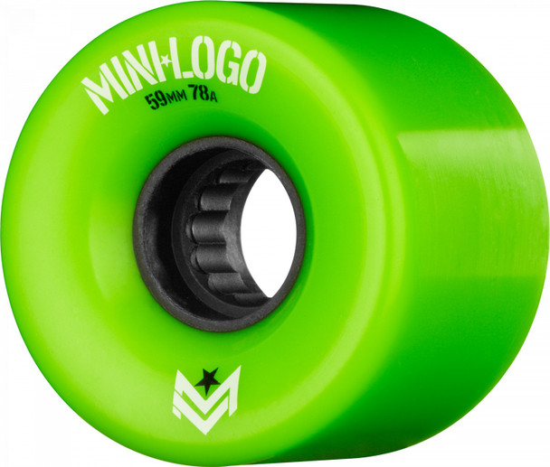 Mini Logo A.W.O.L. Skateboard Wheels A-cut Green 59mm 78A 4pk