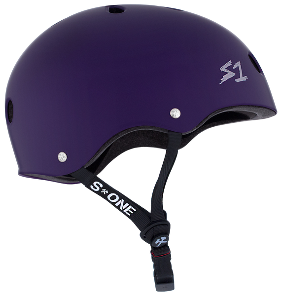 S1 Lifer Mega Helmet - Purple Matte | Adult Skate Helmets For Larger Heads From S-One
