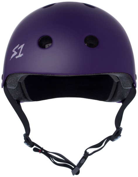 S1 Lifer Mega Helmet - Purple Matte | Adult Skate Helmets For Larger Heads From S-One