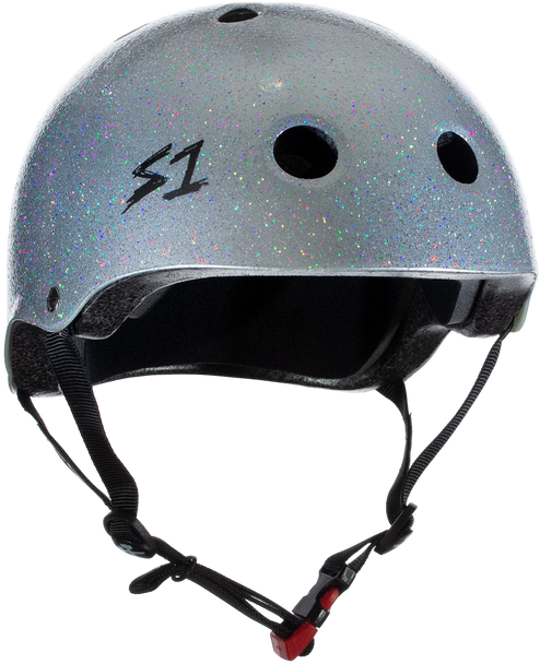 S1 Lifer Mini Helmet - Silver Gloss Glitter | Childrens Skate Helmets From S-One