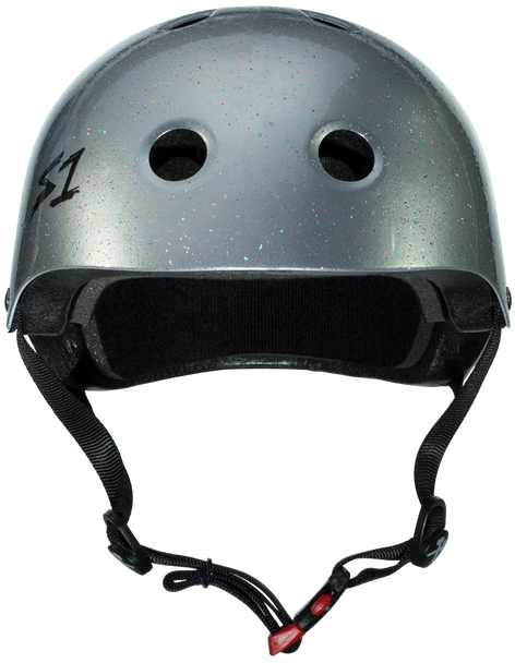 S1 Lifer Mini Helmet - Silver Gloss Glitter | Childrens Skate Helmets From S-One