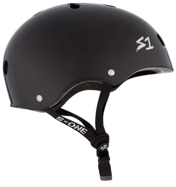 S1 Lifer Mega Helmet - Black Gloss | Adult Skate Helmets For Larger Heads From S-One