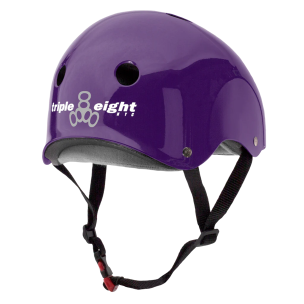 Triple 8 - Purple Glossy The Certified Sweatsaver Helmet