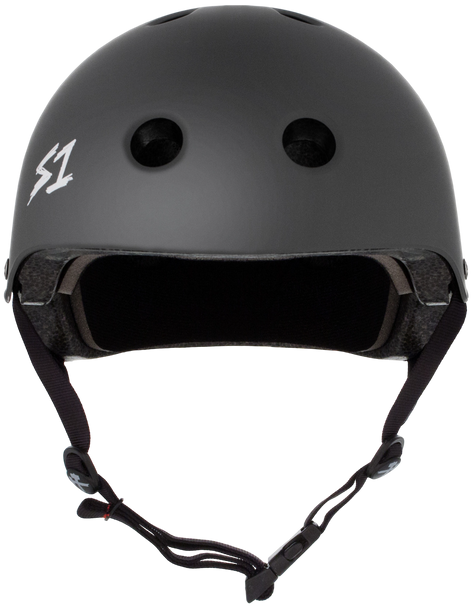 S1 Lifer Helmet - Lifer Dark Grey Matte | Adult Skate Helmets from S-One