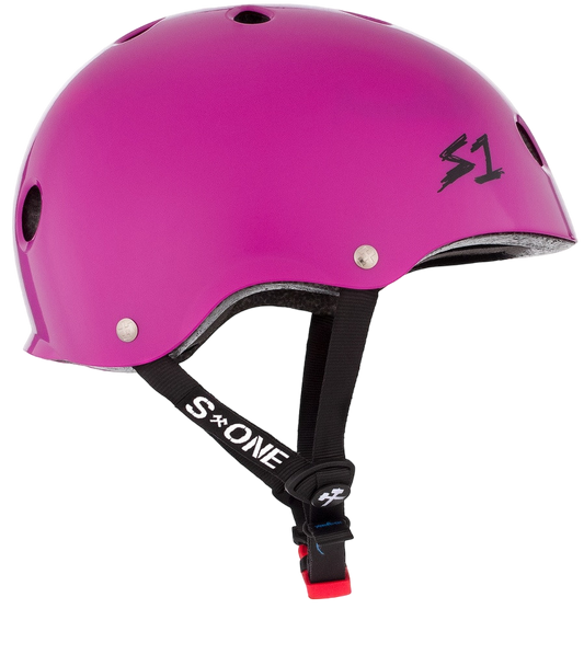 S1 Lifer Mini Helmet - Bright Purple Gloss | Childrens Skate Helmets From S-One