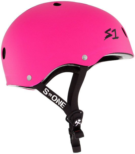 S1 Lifer Helmet - Hot Pink Matte | Adult Skate Helmets from S-One