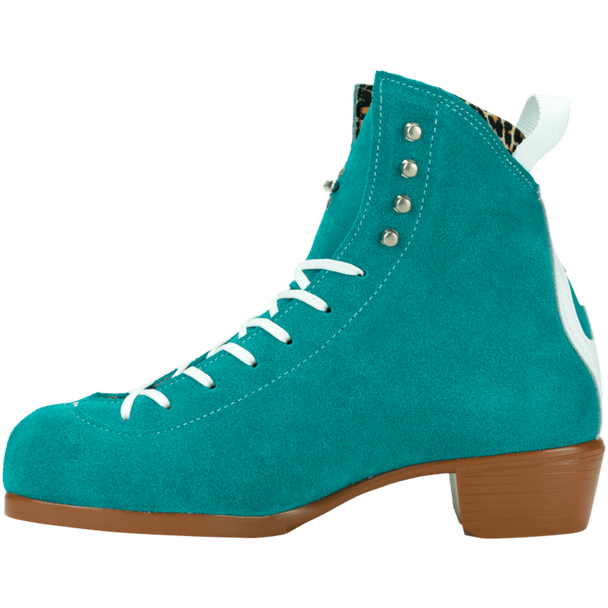 Moxi Skates - Jade Jack 1  boots with leopard lining