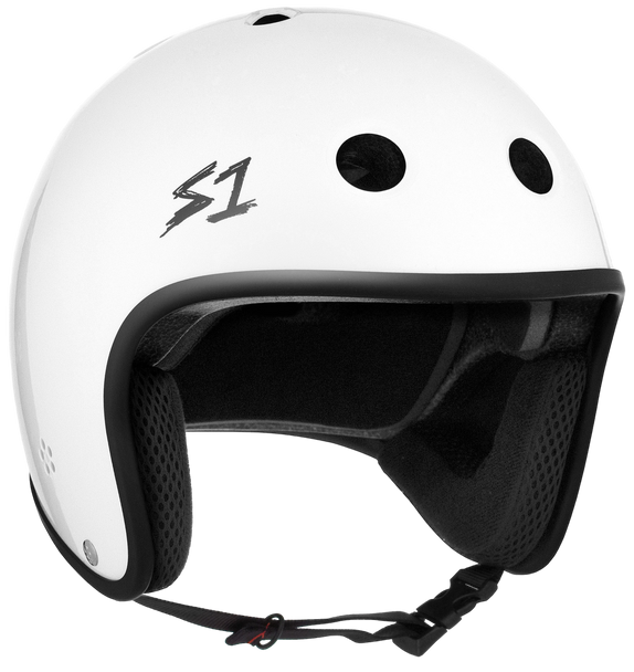 S1 Lifer Retro Helmet - White Gloss | Adult Skate Full Cut Helmets from S-One