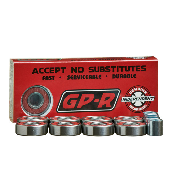 Independent GP-R Skateboard Bearings  set of 8 bearings ( 8mm )