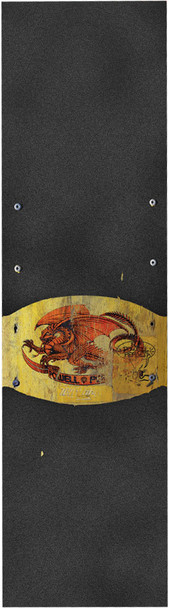 Powell Peralta Grip Tape Sheet Oval Dragon  9 x 33