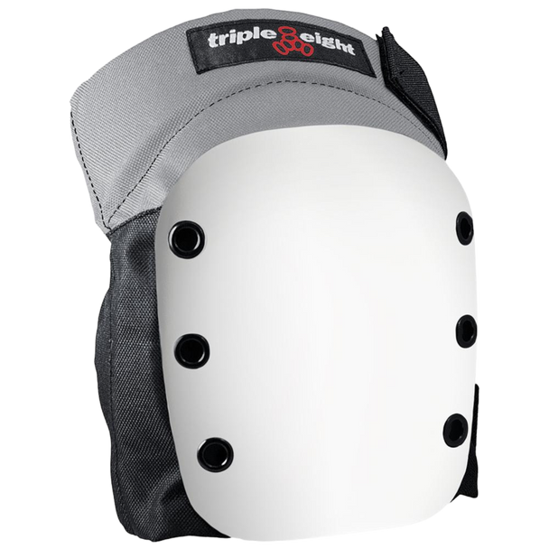 Triple Eight - Street Knee pads ( Grey and White )  Triple 8