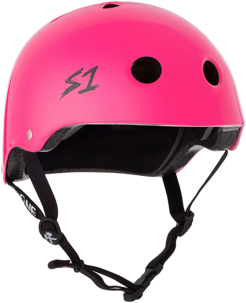 S1 Lifer Helmet - Hot Pink Gloss | Adult Skate Helmets from S-One