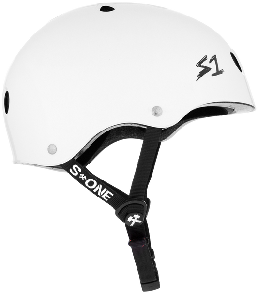 S1 Lifer Helmet - White Gloss | Adult Skate Helmets from S-One