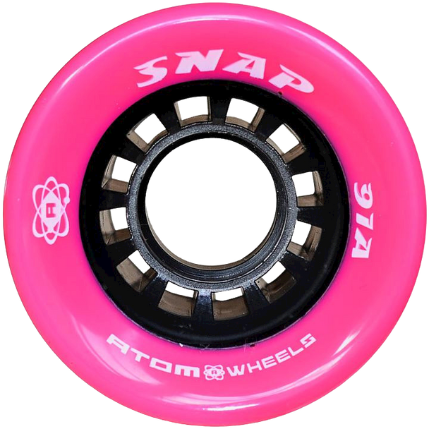 Atom Skates - Snap Pink 91a Wheels - Set of 4