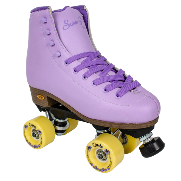 Sure Grip - Lavender and Cream Fame - Outdoor Roller Skate Package