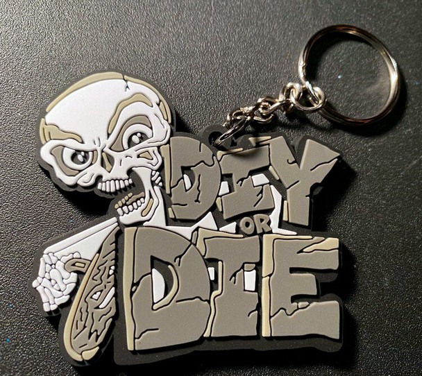 Meericle Mfg. - DIY or Die, PVC Keychain - 2.5"