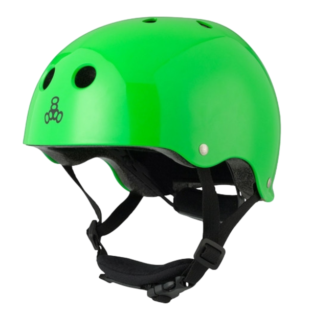 Triple Eight - Green Lil 8 Dual Certified Helmet with EPS Liner - Triple 8