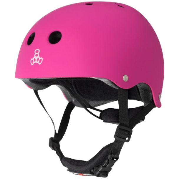 Triple Eight - Pink Lil 8 Dual Certified Helmet with EPS Liner - Triple 8