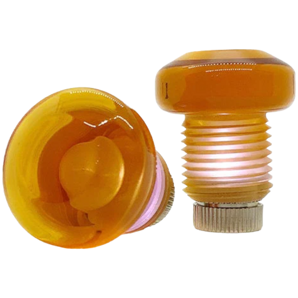 Jammerz Toe Plugs - Light Up - Root Beer - 5/8 Plug ( set of 2 )