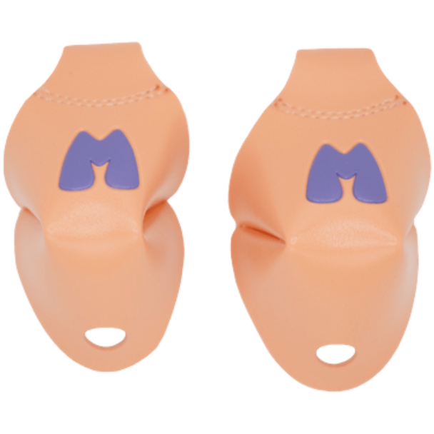 Moxi - Twinkle Toe Caps ( Peach ) - Beach Bunny Toe Caps
