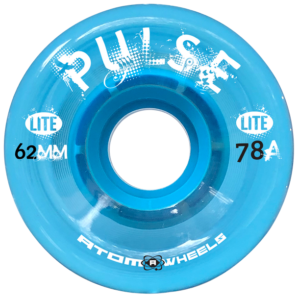 Atom Wheels - Pulse Lite Blue - set of 4 - outdoor