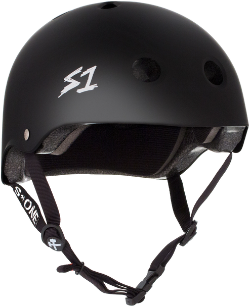 S1 Lifer Helmet - Black Matte | Adult Skate Helmets from S-One