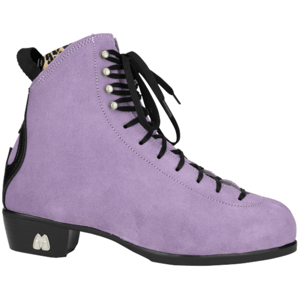 Moxi Roller Skates Lilac Jack 2 with leopard lining quad boots