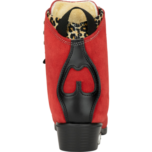 Moxi Roller Skates custom Poppy Red Jack 2  quad boots