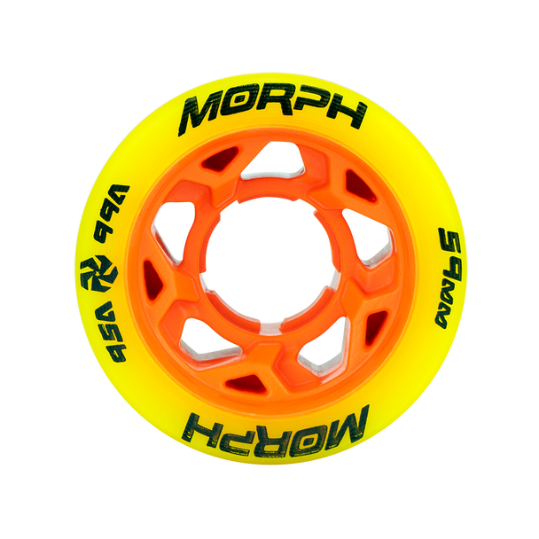 Radar - Morph Dual Durometer Derby Wheels  59mm x 38 mm ( set 4 wheels ) ( 4 pack )