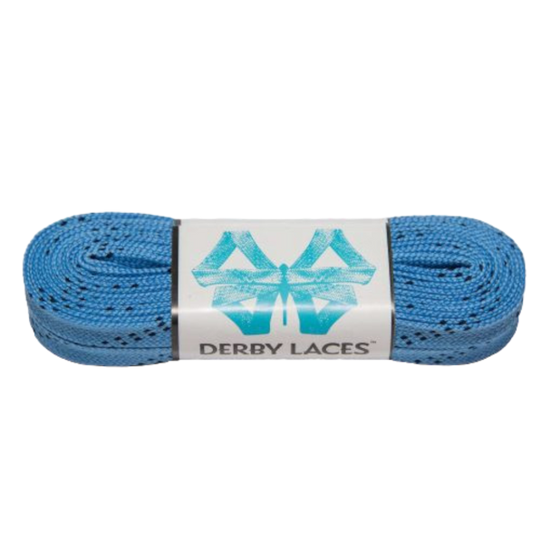 Derby Laces - Sky Blue - Waxed 10 mm