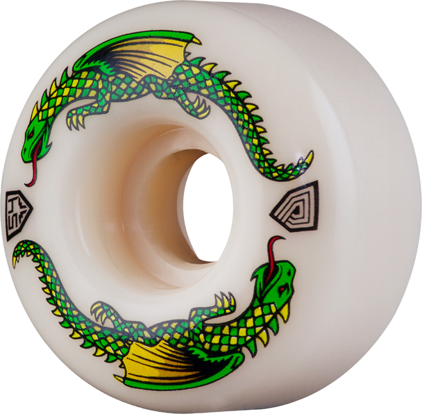 Powell Peralta - 54mm x 32mm 93a Dragon Formula Skateboard Wheels - Off White 4pk