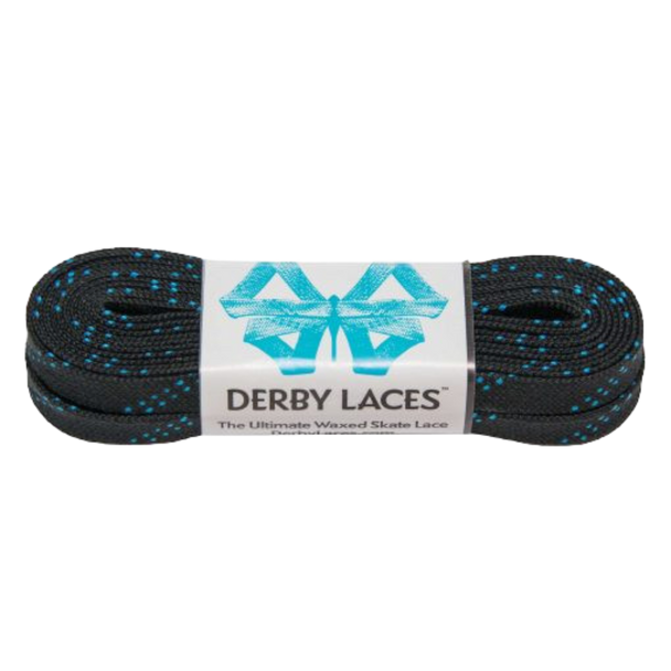 Derby Laces - Black - Waxed 10 mm