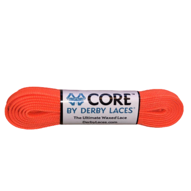 Derby Laces - Fluorescent Orange  - Core