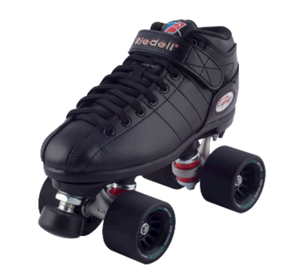 Riedell - R3 Black Demon Roller Skate Speed Setup