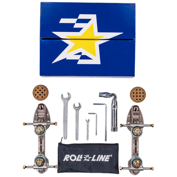 Roll Line - Matrix Steel Roller Skate Plates (7mm axles) | Roll-Line