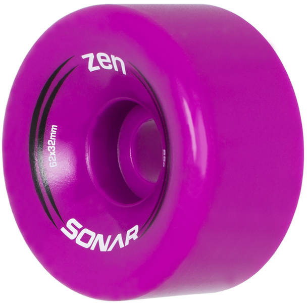 Sonar - Magenta Zen Outdoor Roller Skate Wheels ( 4 pack )