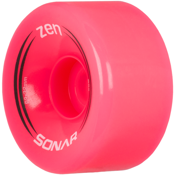 Sonar - Pink Zen Outdoor Roller Skate Wheels ( 4 pack )