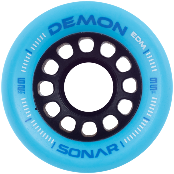 Sonar - Blue Demon EDM Roller Derby Wheels ( 4 pack )