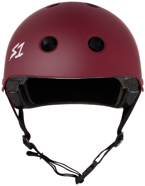 S1 Lifer Helmet - Maroon Matte | Adult Skate Helmets from S-One