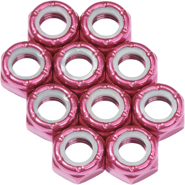 Defiant Upgrades - Darker Pink 8mm Axle Nuts ( Set of 10 )
