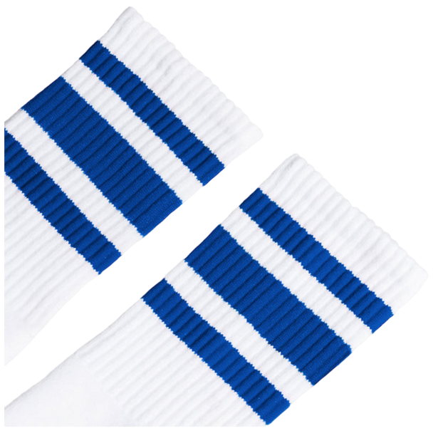 Socco - Royal Striped Socks | White