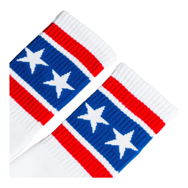 Socco -  Stars & Stripes Socks | White