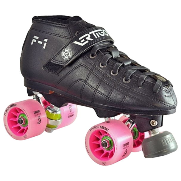 Atom Skates - Womens Size 4.5 Luigino F1 Poison Roller Derby Skate Package